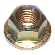 Midwest Fastener Lock Nut, 1/2"-13, Steel, Grade 8, Yellow Zinc, 8 PK 71661